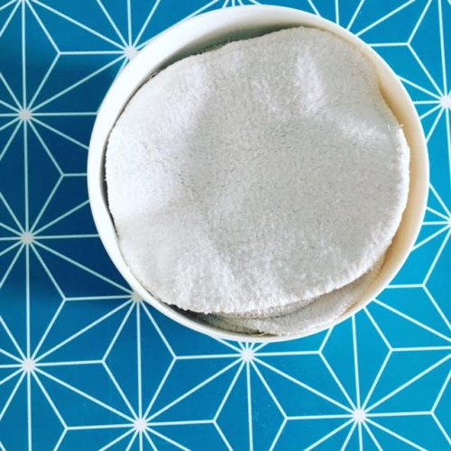 cotons lavables,démaquillage,entretien,percarbonate